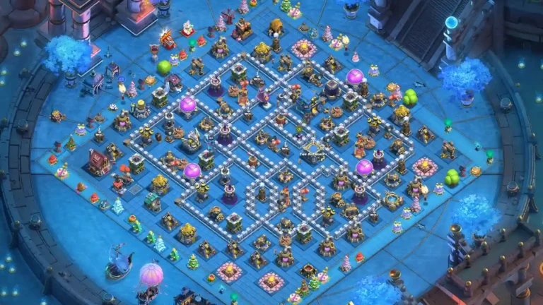TH12 War Base – Cross Grid Anti Bowler Miner Layout 2026