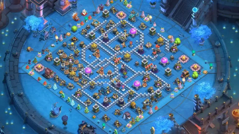 TH12 War Base – Compact Grid Anti Dragon Rider Layout 2026
