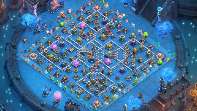 TH12 War Base – Horizontal Spread Anti Zap Quake Layout 2026