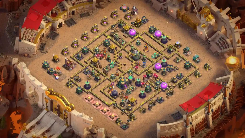 TH14 War Base #4 Blimp Breaker – Anti Super Yeti Blimp Anti 3 Star Layout 2026