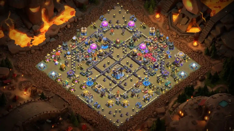 TH18 War Base – Symmetry Clash Anti 3 Star Layout 2026 (Anti Bat Spell & Super Witch)