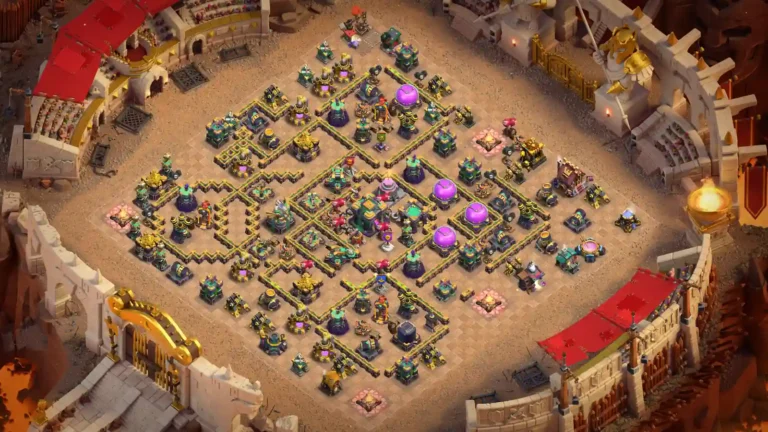 TH14 Trophy Base – Balanced Loot Shield