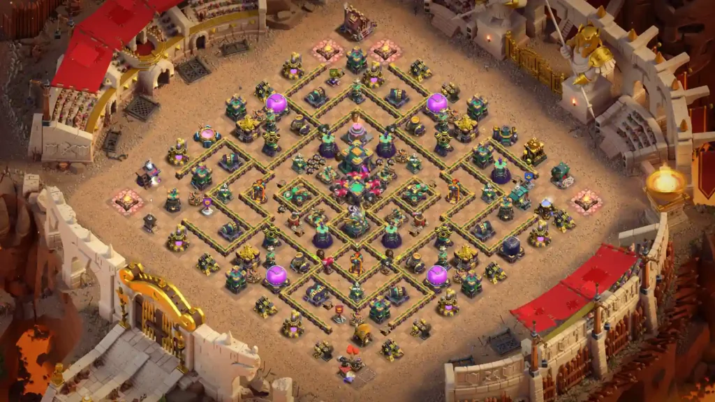 TH14 War Base – Compact Nested Core