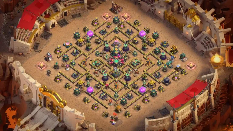 TH14 War Base – Dense Ring Compression