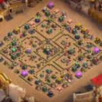 TH14 War Base – Offset Diamond Ring Fortress