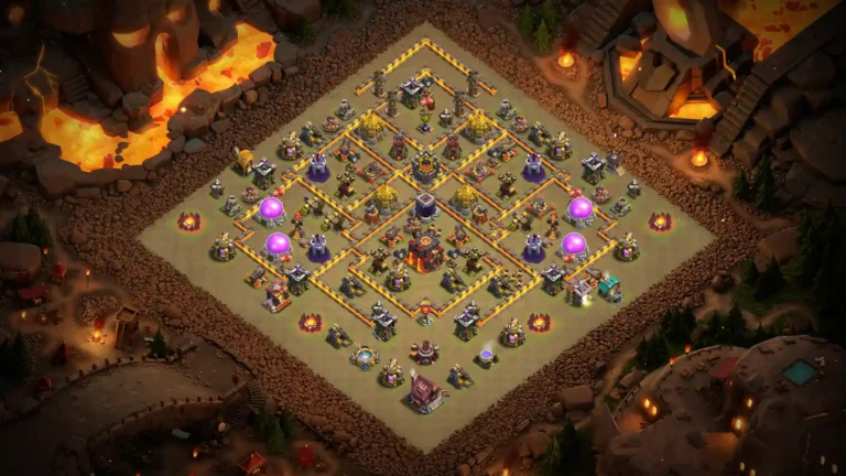 TH10 War Base – Symmetrical Multi-Ring Core