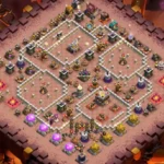 TH11 War Base Layout | Anti 3-Star Town Hall 11 Base Design 2026