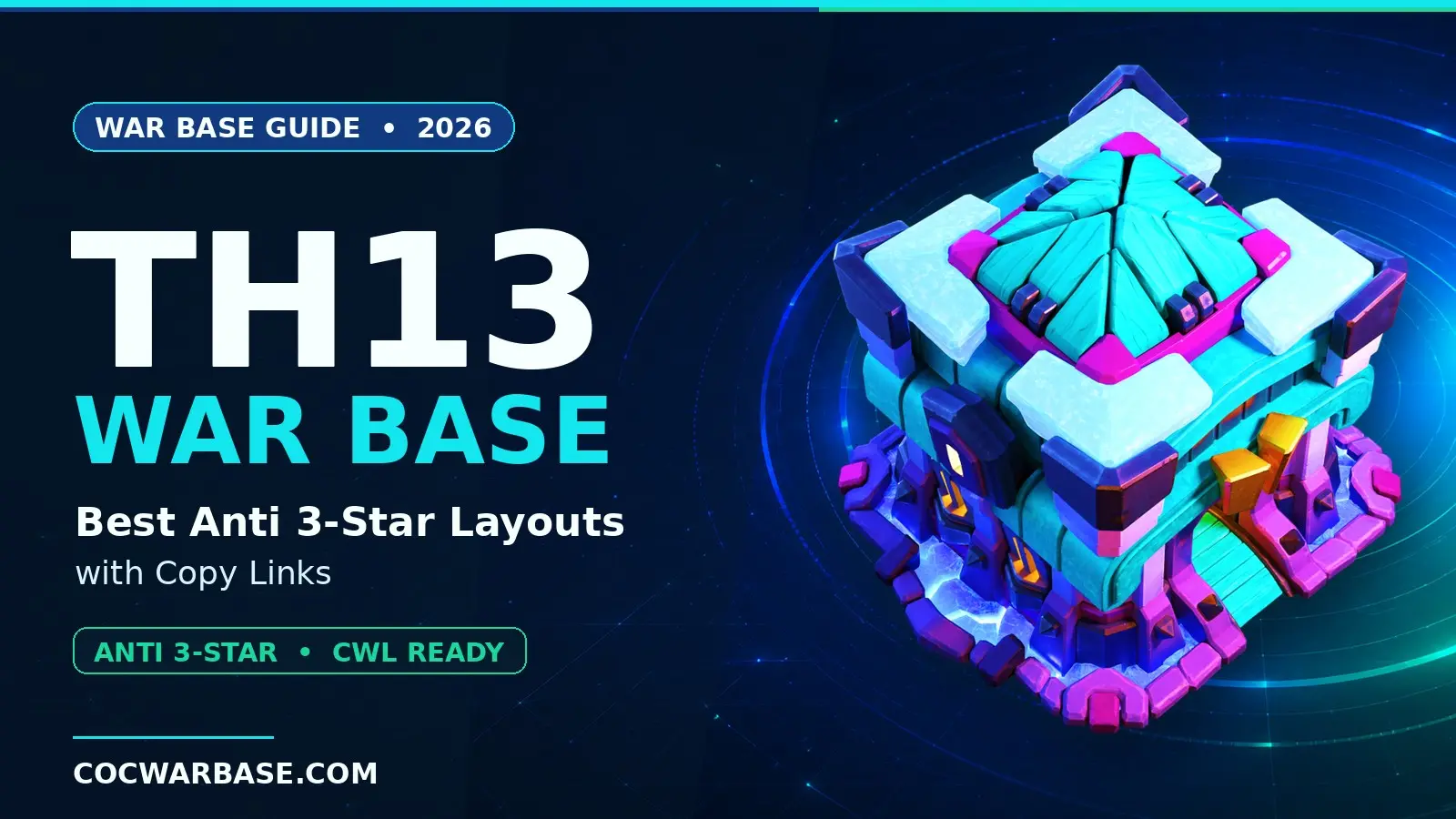 TH13 War Base 2026 thumbnail