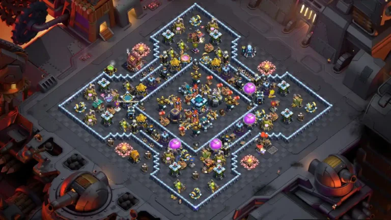 TH13 War Base Layout | Anti Dragon Rider Diamond Core Design