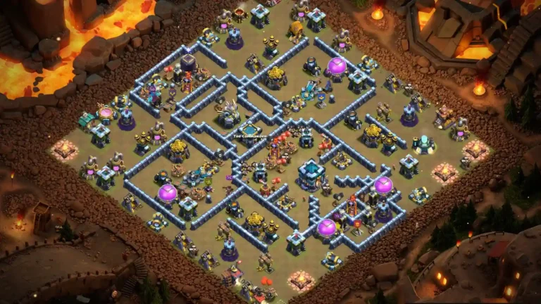 TH13 War Base Layout | Anti 3-Star Compartment Maze Design 2026