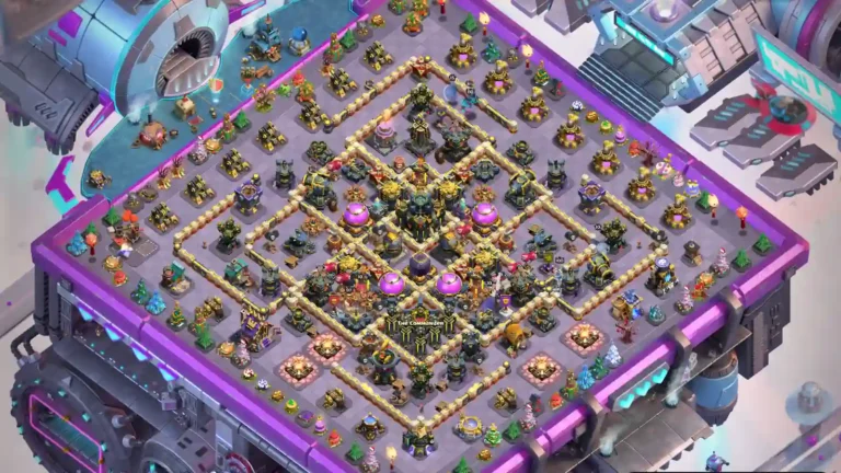TH17 Farming Base – Distributed Gold and Elixir Multi-Compartment Core