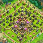 TH17 Farming Base – Layered Storage Core with Lower Town Hall