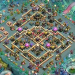 TH17 Farming Base – Offset Town Hall with Distributed Storage Compartments