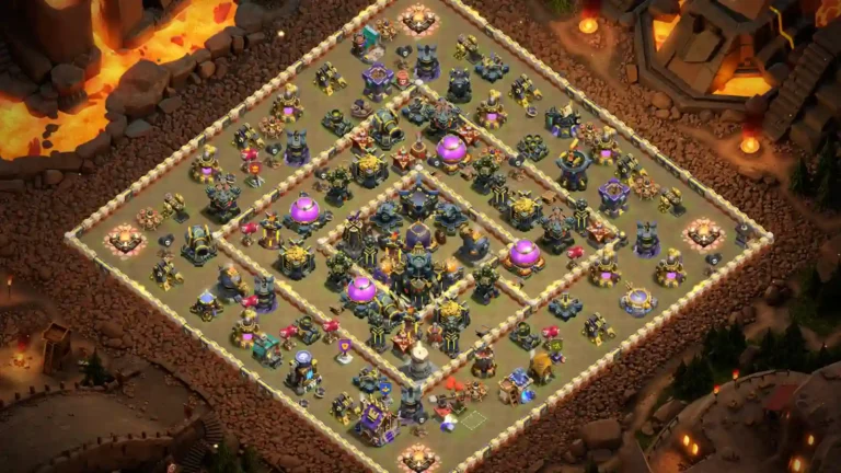 TH17 Farming Base – Wide Outer Compartments with Lower Core