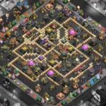 TH17 Trophy Base – Offset Inner-Ring Maze Fortress