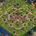 TH17 Trophy Base – Symmetric Quad-Wing Core Fortress