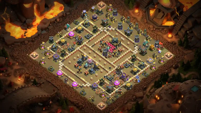 TH17 War Base – Layered Diamong Ring Base