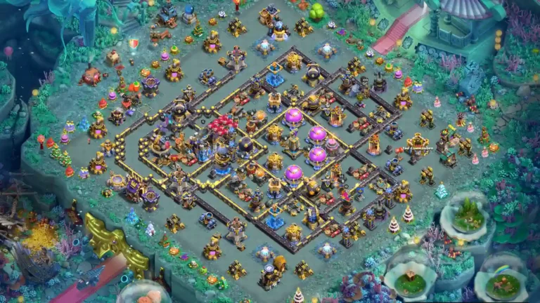 TH18 Farming Base – Central Elixir Vault