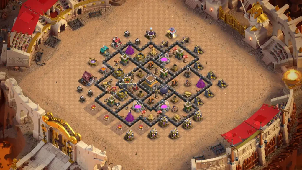TH8 Hybrid Base - Diamond Cross Compartment Box