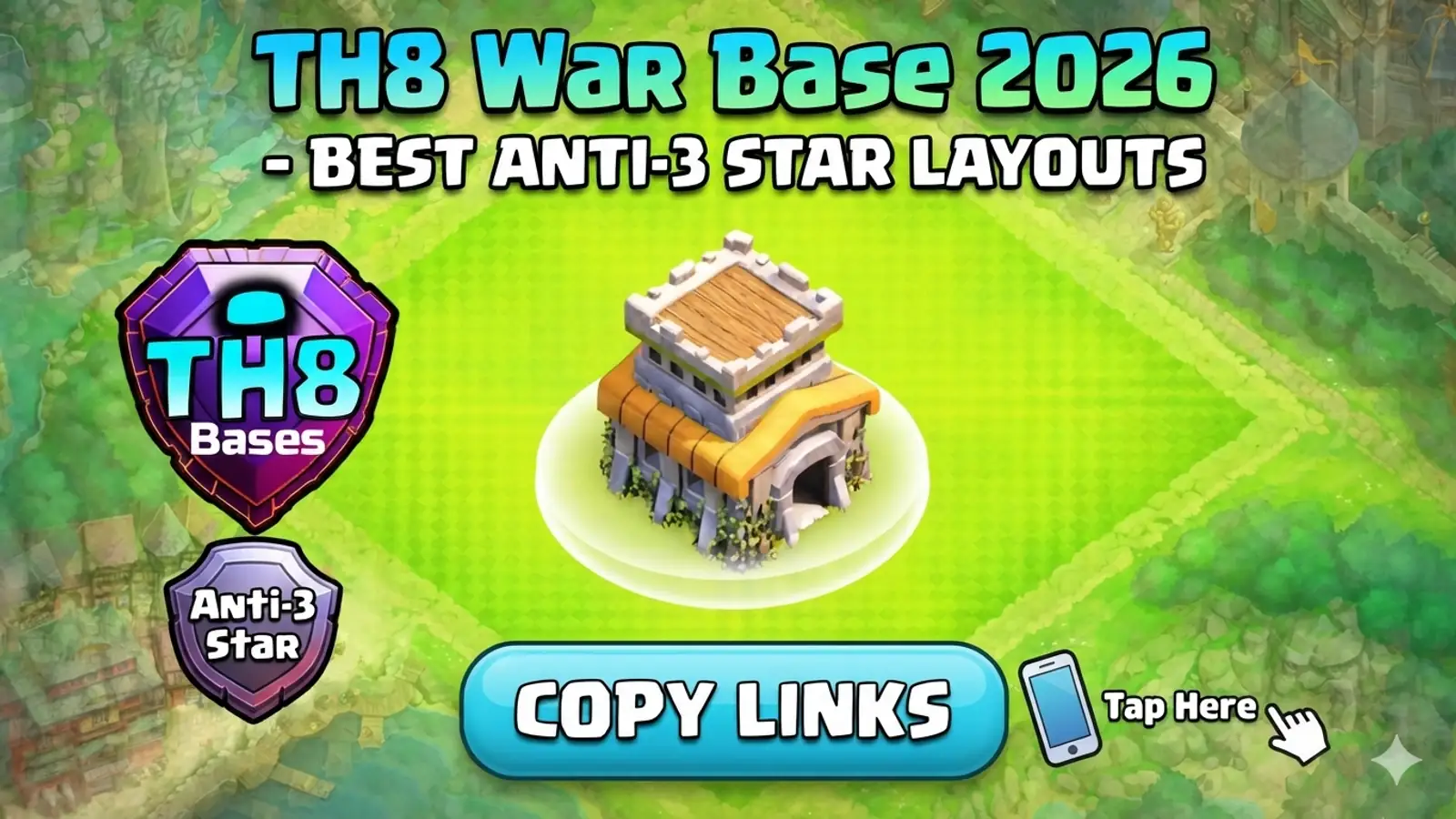 TH8 War Base 2026 thumbnail