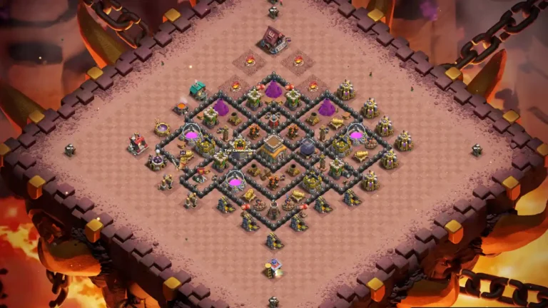 TH8 War Base – Compact Diamond Core