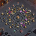 TH8 War Base – Compact Nested Ring
