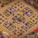 TH9 War Base Layout | Anti 3-Star Compact Diamond Design 2026