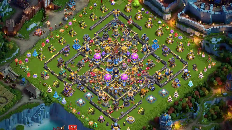 TH18 Hybrid Base – Asymmetric Diamond with Offset Multi-Compartment Core layout