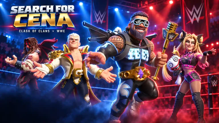 Find Cena Challenge Global Leaderboard in Clash of Clans with WWE event heroes