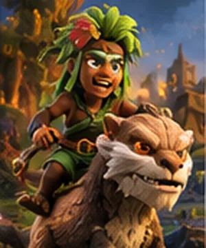 Root Rider troop in Clash of Clans