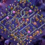 TH15 War Base – Offset Town Hall with Open Core Lanes