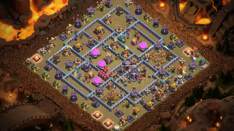 TH15 War Base – Offset Town Hall with Wide Box Compartments
