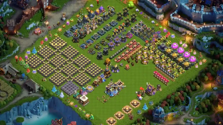 TH18 Progress Base – Open-Plot Upgrade Rows and Wall Blocks