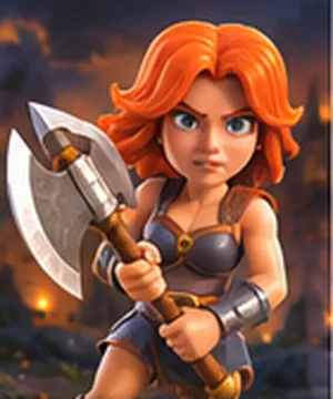 Valkyrie troop in Clash of Clans
