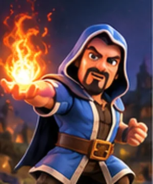 Wizard troop in Clash of Clans