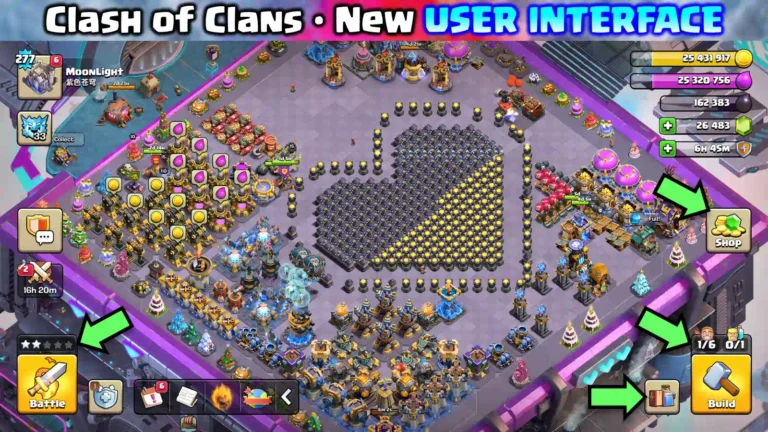 Clash Of Clans New User Interface image for Clash of Clans