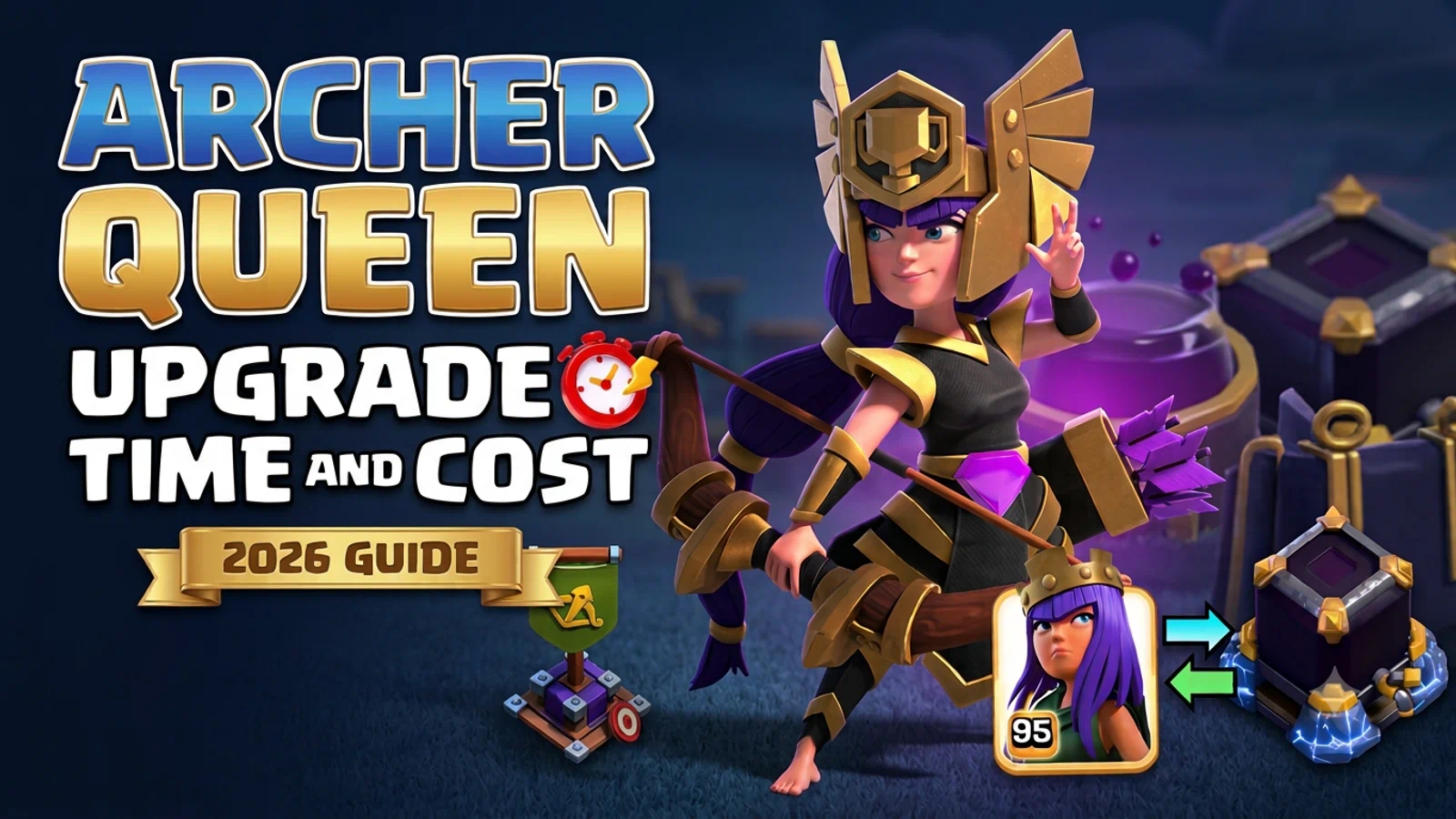 Archer Queen Upgrade Time and Cost (2026)