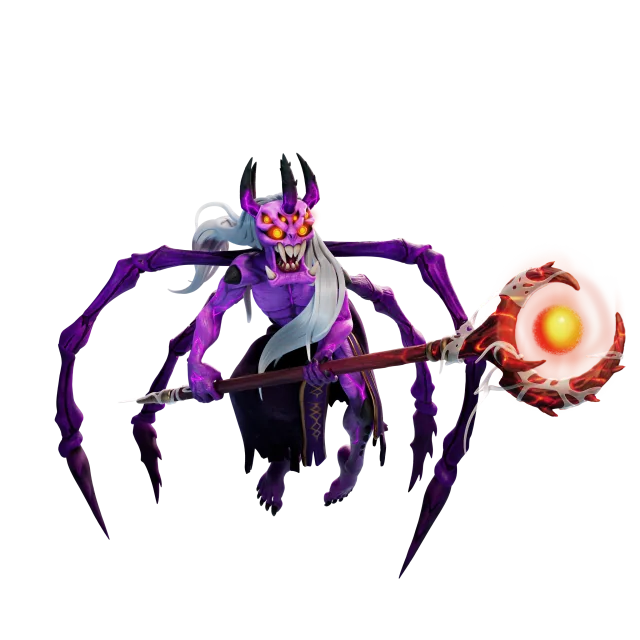 Spider Warden skin for Grand Warden in Clash of Clans Portal Panic.