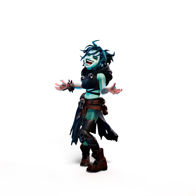 Terror Champion skin for Royal Champion in Clash of Clans Portal Panic.