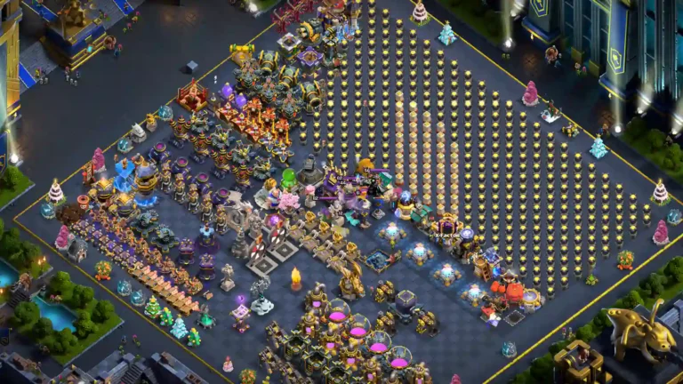TH18 Progress Base – Dense Wall Display and Upgrade Zones