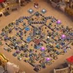 TH18 War Base – Layered Inner Compartments