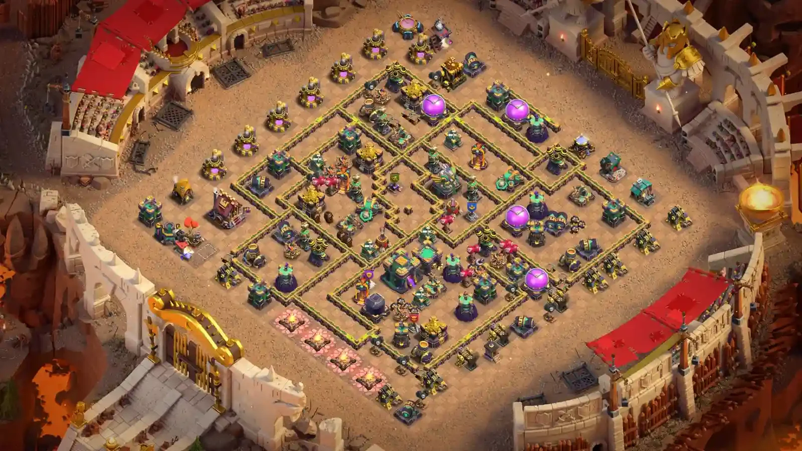TH14 War Base #4 Blimp Breaker – Anti Super Yeti Blimp Anti 3 Star Layout 2026
